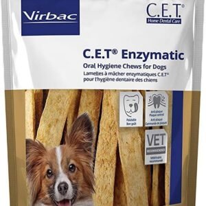 Virbac C.E.T. Enzymatic Oral Hygiene Chews, Small Dog, 30 Count,Beef,0.65 pounds