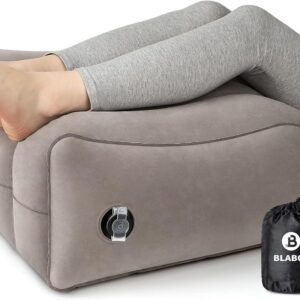 Wedge Pillow for Sleeping - Inflatable Leg Elevation Pillow for Swelling,Circulation,Leg & Back Pain Relief,Leg Support Polyvinyl Chloride Pillow for After Aurgery,Hip,Foot,Ankle Recovery