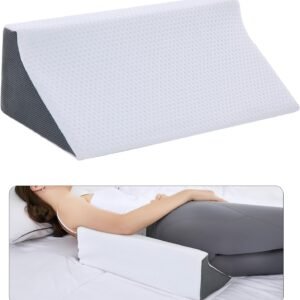 Wedge Pillow for Sleeping, Side Sleeper Body Back Positioners for Back Pain, Preventing Bedsores, After Surgery, Pregnancy Support, Ankle Support, Bed Wedge Pillow for Side Sleepers