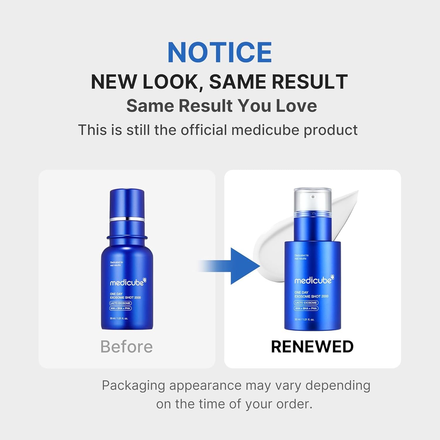 medicube Exosome Shot Zero 2,000 PPM Spicule Facial Serum | Liquid Skin Booster Serum | Exosome, AHA+BHA+PHA | Pore Care, Dead Skin Cells, Skin Texture | Korean Skincare, 1.01 fl.oz - Image 2