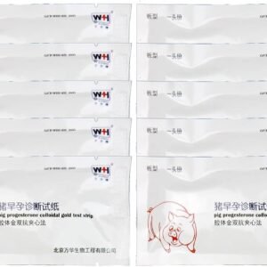 10Pcs Pig Pregnancy Tester Strips - Early Pregnancy Diagnosis Tool for Sows - Accurate and Easy-to-Use Pig Pregnancy Test Kit - Ideal for Early Detection