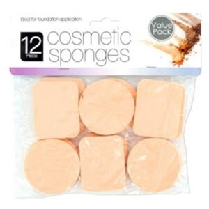 12-Pack Beauty Blender Makeup Sponges for Foundation I Latex-Free Beauty Blender Sponges I Face Sponge Makeup Blenders I Make Up Sponges for Foundation I Foundation Puffs Makeup Essentials for Women