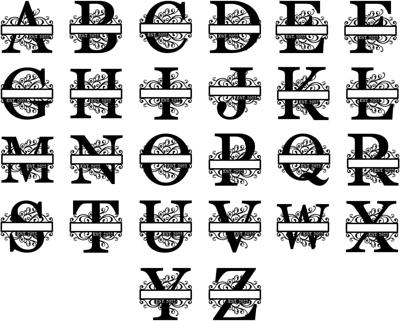 Custom Metal Family Name Sign with Initials and Established Date, Personalized Last Name Plaque for Wall Decor, Housewarming Wedding Gift, Home Office Art - Image 9