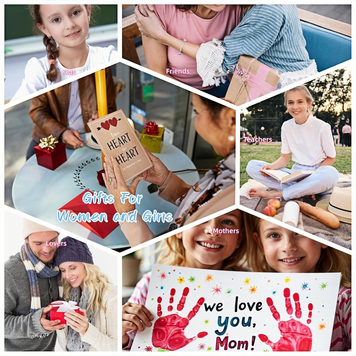 Leather Heart Bookmarks - OOEOO 8 Pieces Cute Corner Page Book Marks Gifts for Reading Women Teachers Students Book Lovers, for School Office Home Supplies(8PC Colors A) - Image 7