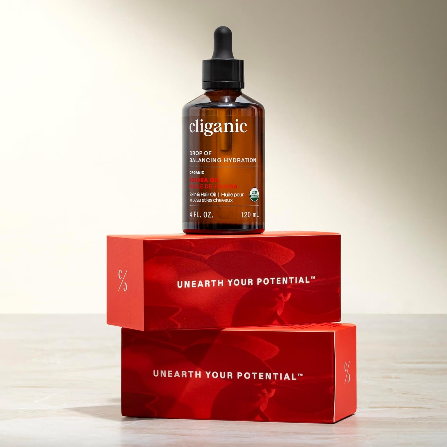 Cliganic Organic Jojoba Oil, 100% Pure (4oz) | Moisturizing for Face, Hair, Skin & Nails | Natural Cold Pressed Hexane Free | Base Carrier Oil - Image 3