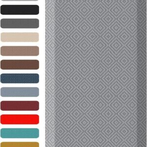 Ophanie Kitchen Mats for Floor, 3/4 Inch Thick Kitchen Rugs, 20x48 Anti Fatigue Standing Cushioned Mat, Waterproof,Comfort Ergonomic Mat for Office, Home, Sink, Grey Non-Slip Bottom