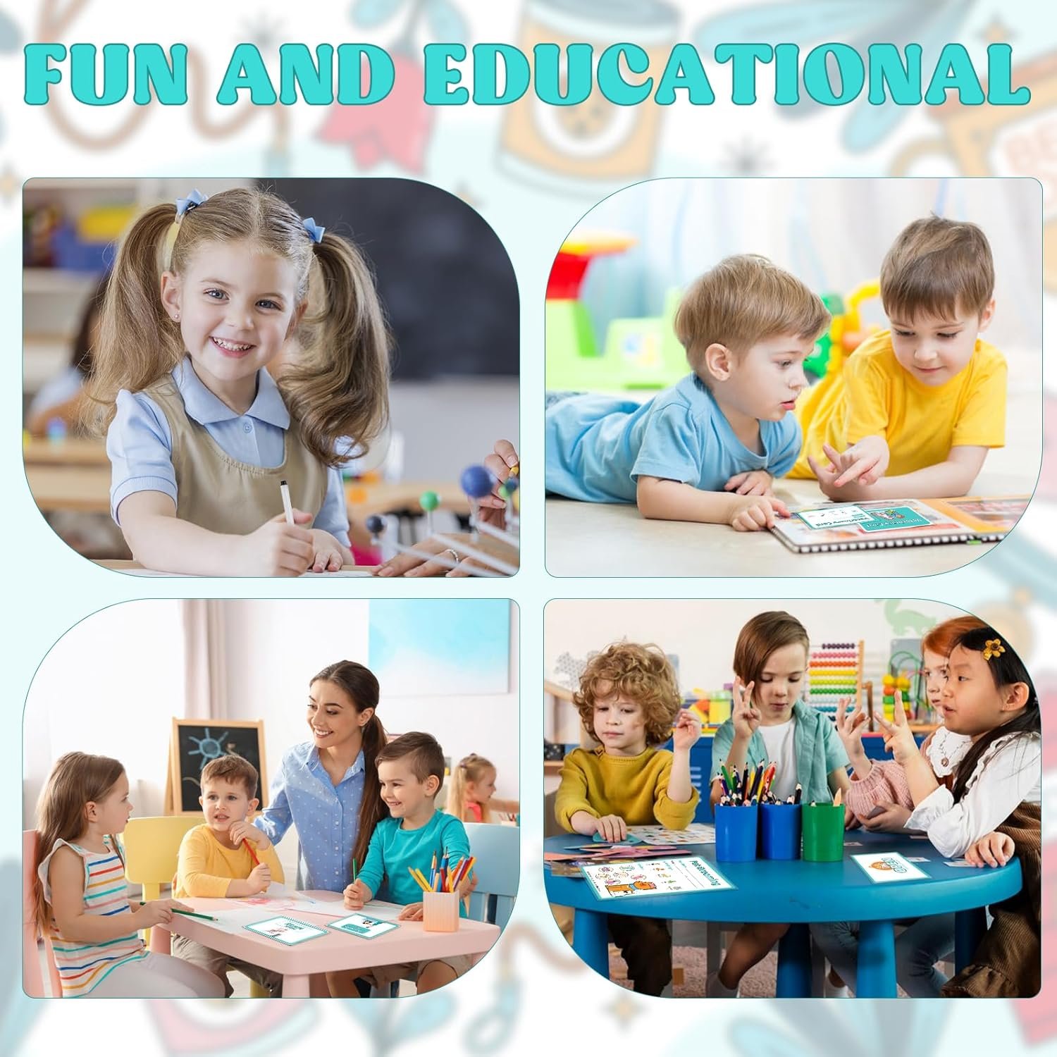 8 PCS Pretend Play Vet Kit Animal Care Pretend Play Veterinarian Supplies Pretend Vet Notepad Kids Double-Sided Imagination Playtime Pads Doctor 30 Pages with Pen for Toddler - Image 3