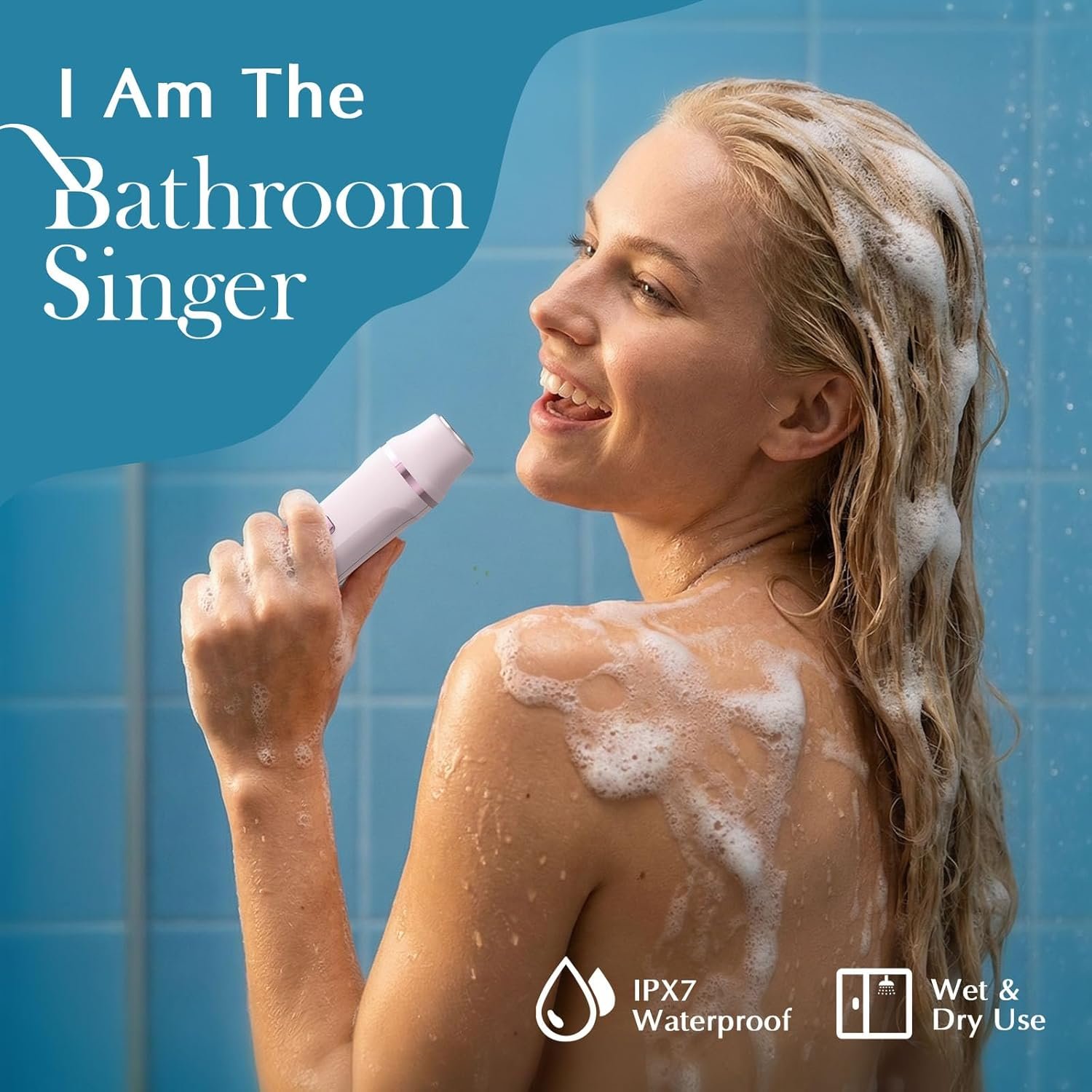 Bikini Trimmer for Women - Painless Electric Razors for Silk Skin,Cordless Body Shaver for Trip,Replaceable Lady Facial Razor, IPX7 Waterproof&Easy Cleaning, Ceramic Blade, Gifts for Her - Image 4