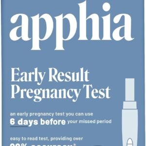 Apphia Early Detection Pregnancy Test | Midstream Pregnancy Test | hCG Test Strips | Get Results 6 Days Sooner – Made in The USA (10, Pack of 10)