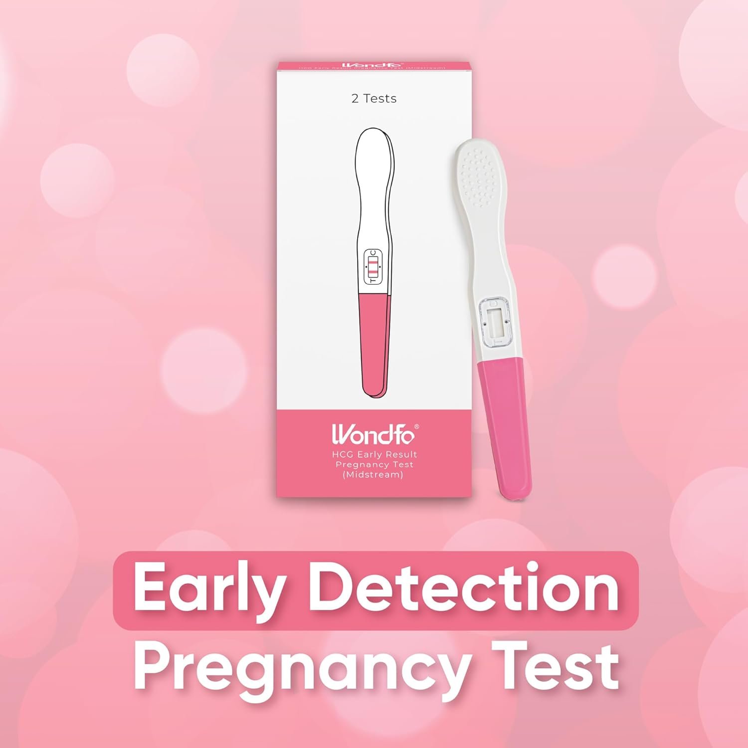 Wondfo Early Result Pregnancy Test Sticks-6 Days Before Missed Period-Rapid Detection at Home Pregnancy Test (2 Pack) - Image 8