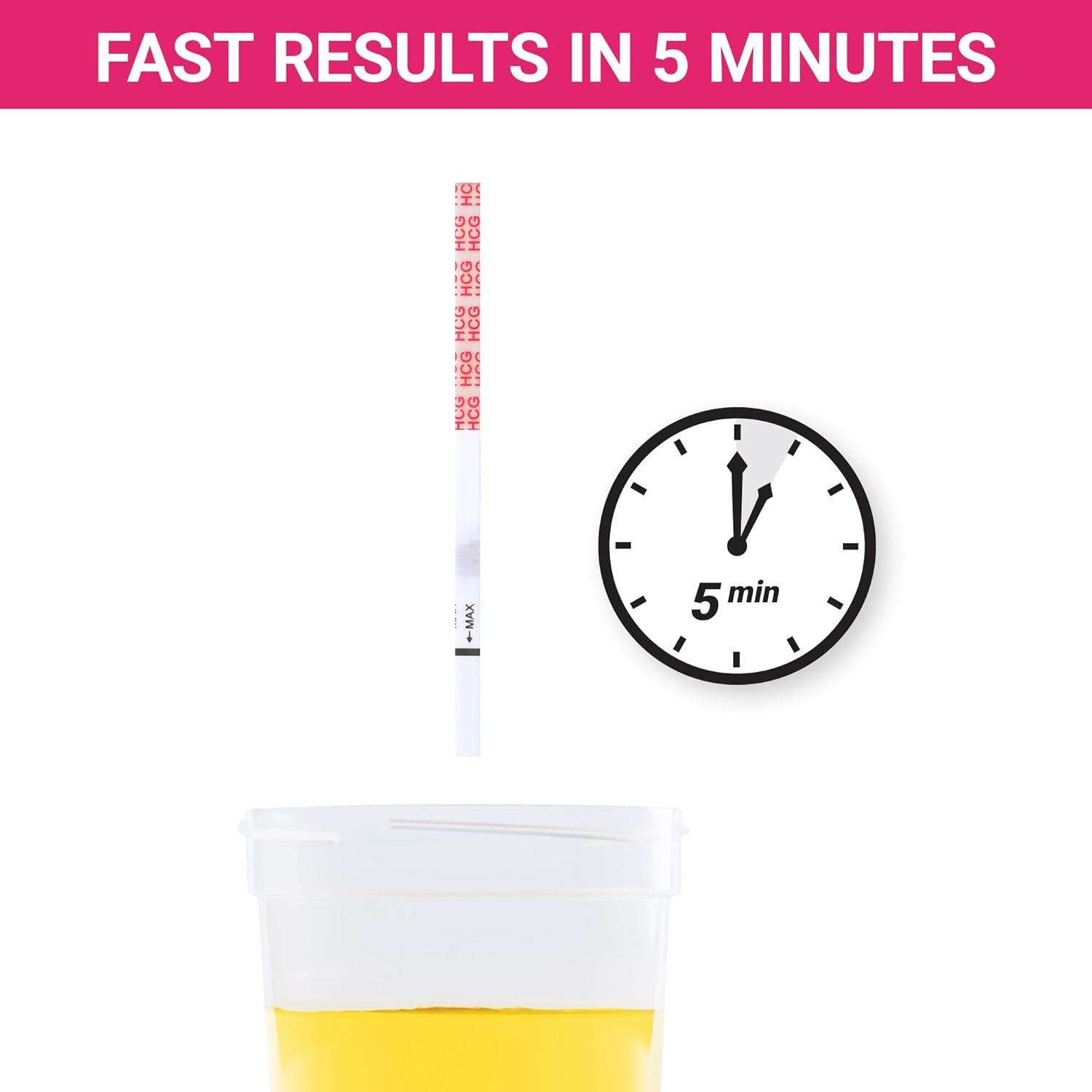 25 Pack Pregnancy Test Strips, Rapid and Accurate Results - Image 5