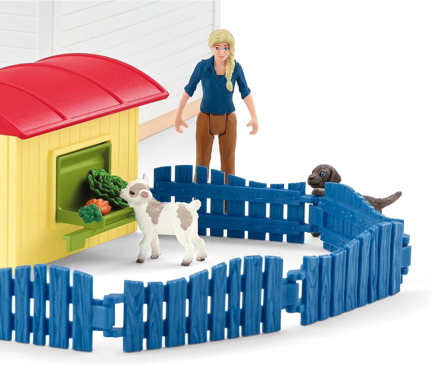 Schleich Farm World - 54PC Baby Animal Hotel Playset with Cute Pets, Caretaker and Movable Accessories - Realistic Animal Figurine Play Set - Fun Educational Toys for Kids and Toddlers Ages 3+ | 42607 - Image 4