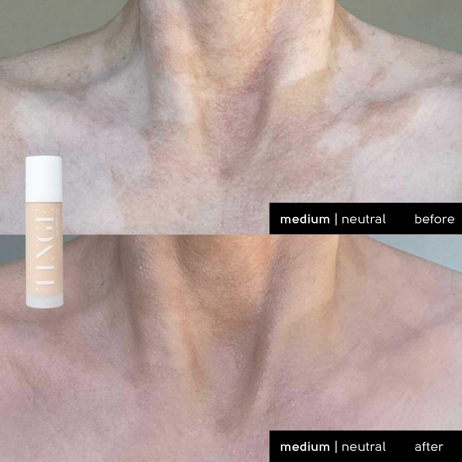 Tinge Body Makeup, Water & Transfer Resistant, Medium Coverage Cream, Lasts Up to 48 Hours, For All Skin Types, Fragrance Free, Vegan, American Made, 3.38 Fl Oz. - Medium Cool - Image 3