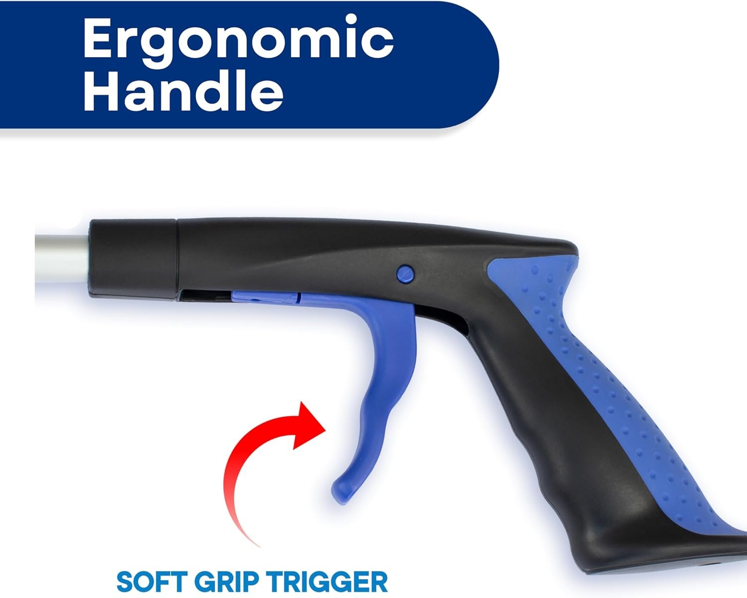 RMS 34 Inch Extra Long Reacher Grabber - Foldable Gripper and Reaching Tool with Rotating Jaw - Image 4