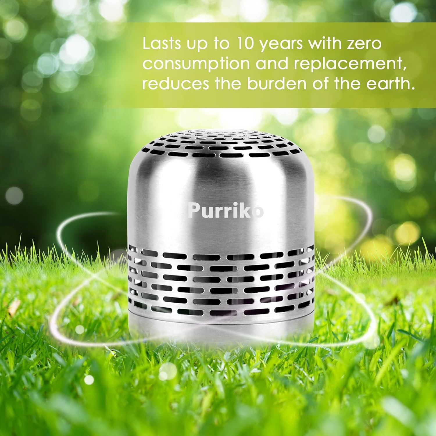 Purriko Refrigerator Deodorizer,Lasts up to 10 Years,Refrigerator Odor Eliminator,Fridge Deodorizer,More Effective Than Baking Soda Bamboo Air Purifying Bags - Image 3