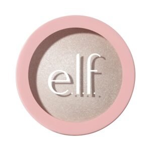 e.l.f. Halo Glow Silky Powder Highlighter, Long-Lasting Luminous Face Finish, Cake-Resistant With Micro-Shimmer, Vegan & Cruelty-Free, Soft Pearl Era