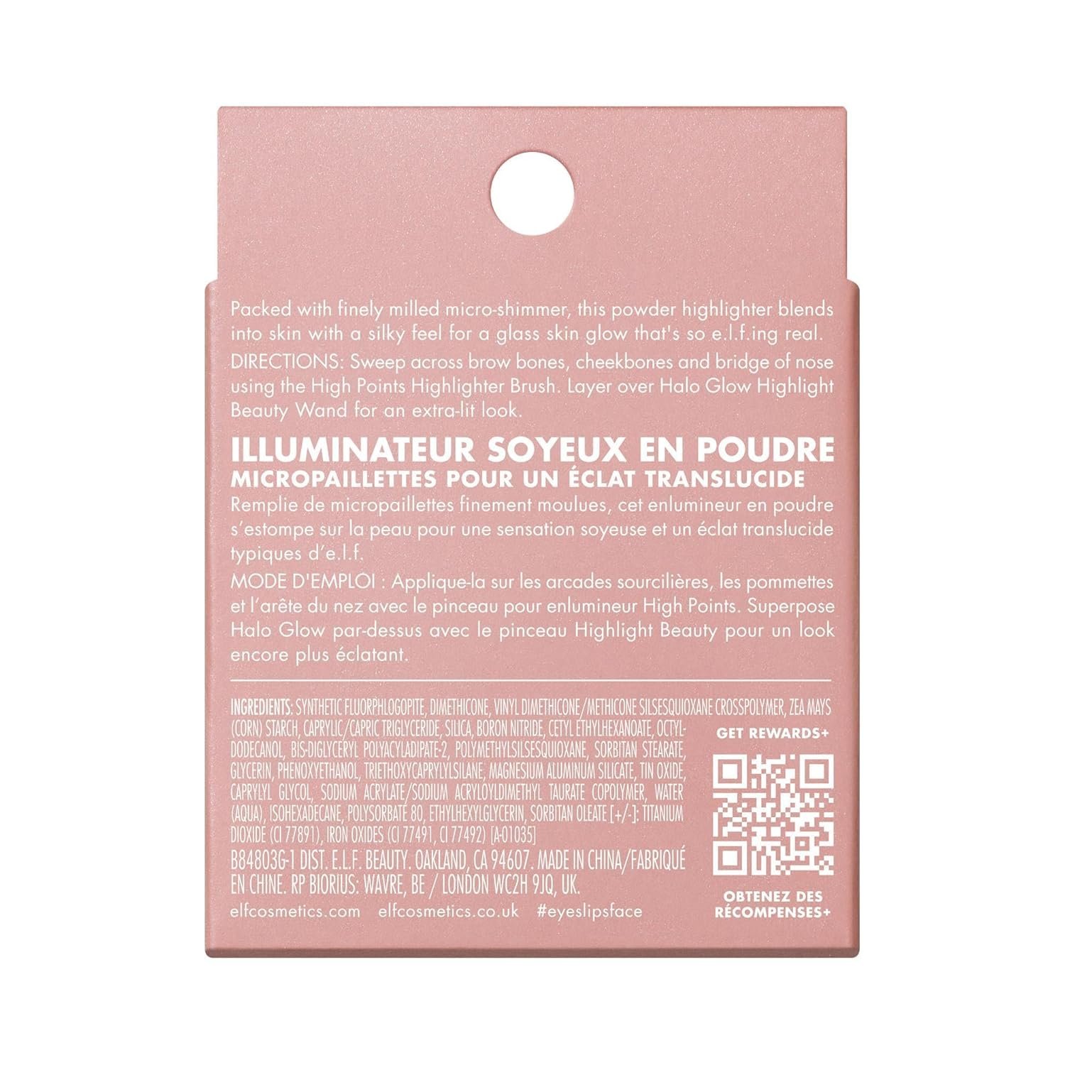 e.l.f. Halo Glow Silky Powder Highlighter, Long-Lasting Luminous Finish, Cake-Resistant With Micro-Shimmer, Vegan & Cruelty-Free, Prosecco Poppin' - Image 8