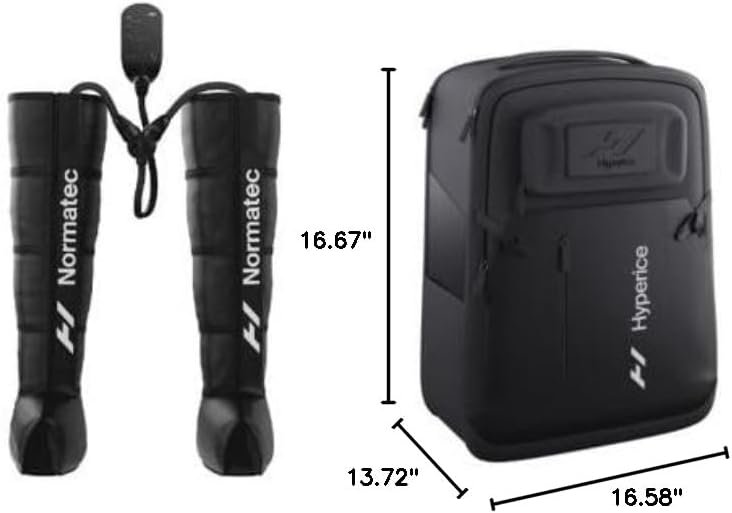 Hyperice Normatec 3 - Recovery System with Patented Dynamic Compression Massage Technology (Normatec 3 Standard Size Legs and Backpack) - Image 5