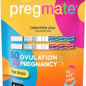 Pregmate 50 Ovulation and 20 Pregnancy Test Strips Predictor Kit