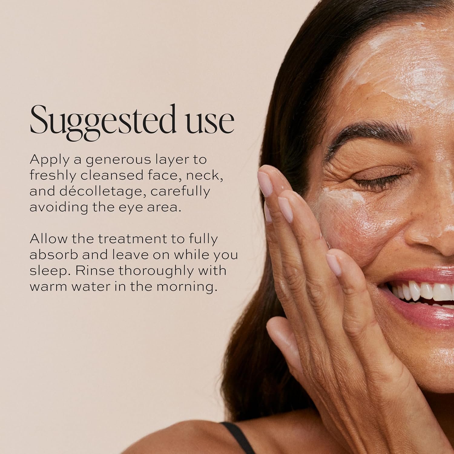 DIME Beauty Dewy Recovery Mask - Overnight Face Mask With Snow Mushroom Extract, NAD+, Vitamin C - Replenish Moisture, Restore Glow, Hydrating Face Mask 3.38 oz/100 mL - Image 5