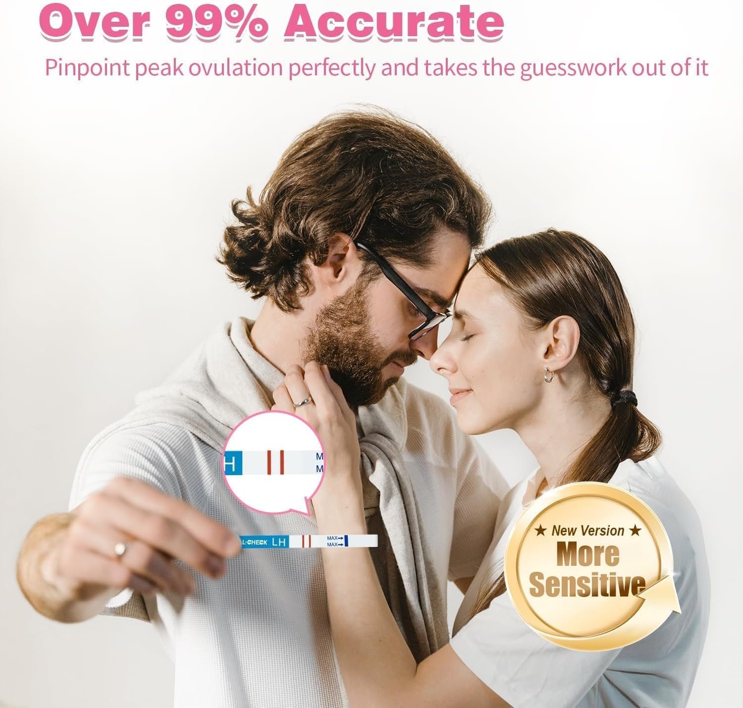 30 Count Ovulation Test Strips with Cups, Bulk Ovulation Test Strips for Women, Ovulation Predictor Kit, Accurate Fertility Tests for Home, Individually Wrapped 5mm LH - Image 3