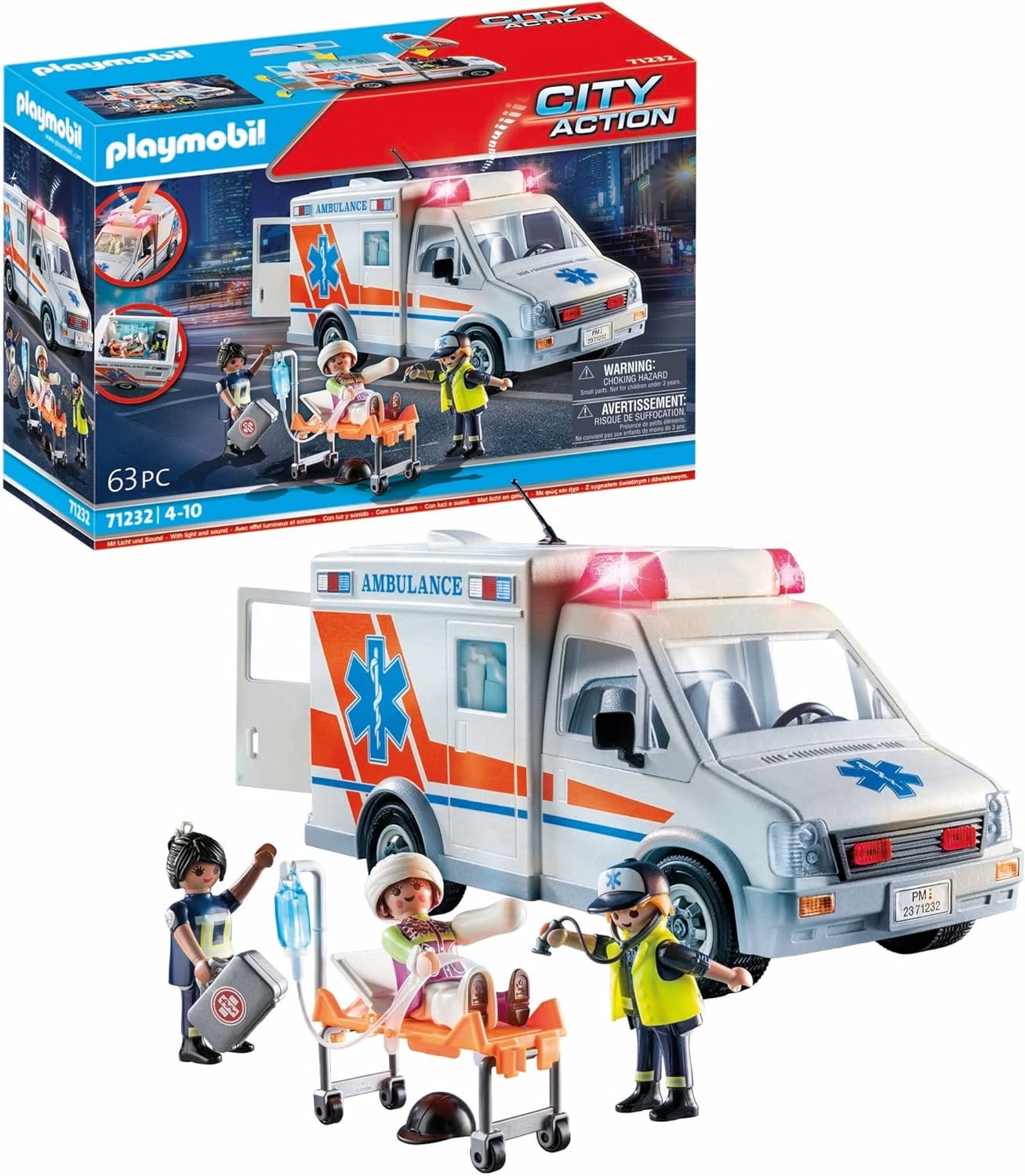 Playmobil Ambulance with Accessories and 3 Figures - Image 3