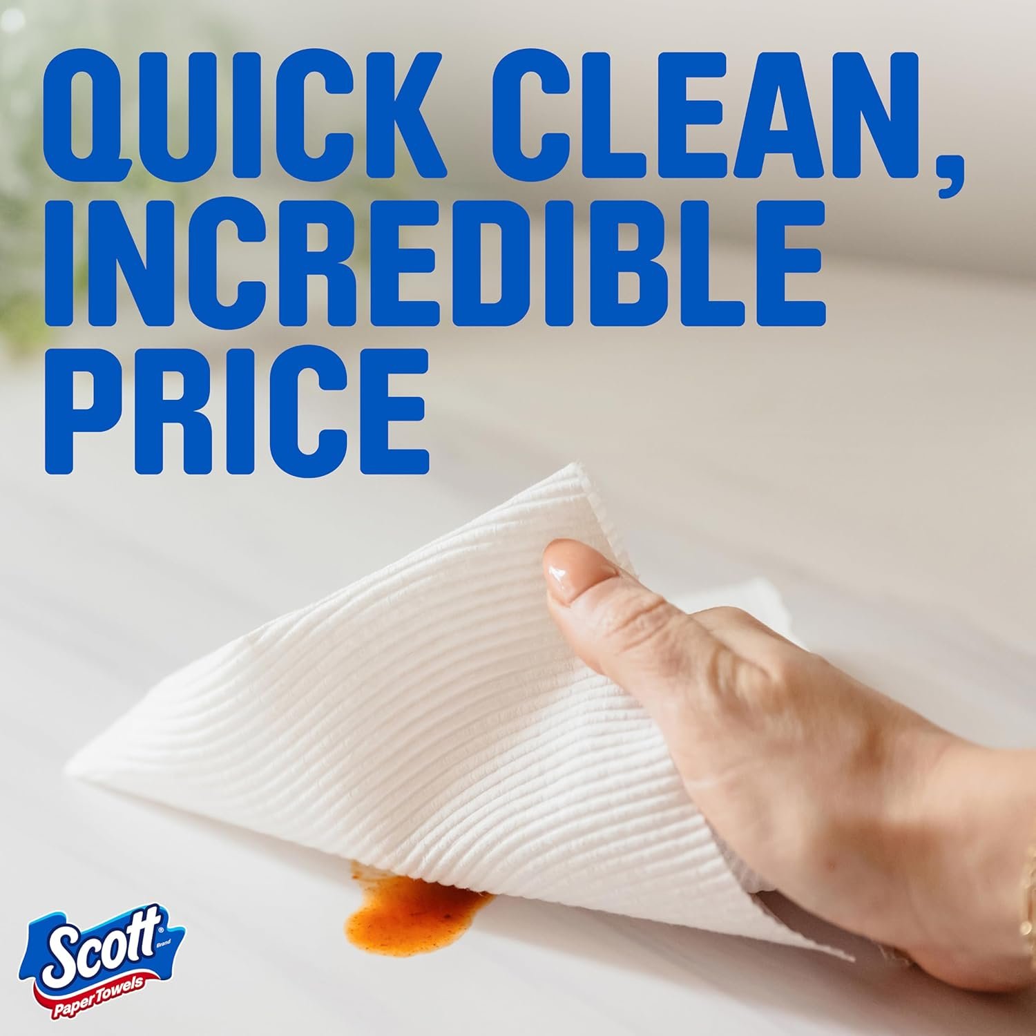 Scott Paper Towels, Choose-A-Sheet, 6 Double Rolls = 12 Regular Rolls (108 Sheets Per Roll) - Image 4