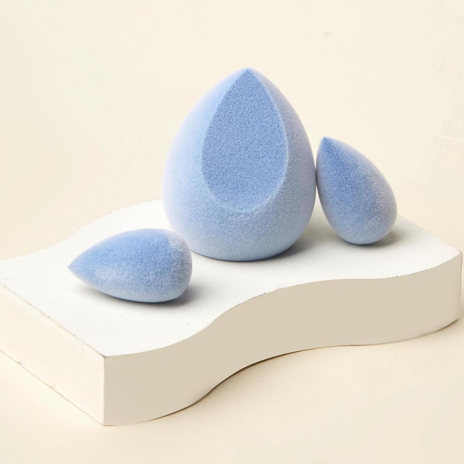 JUNO & Co. Microfiber Sponge, Latex-Free, Dual Layer Technology, Flawless Makeup Blender for Foundations, Powders and Creams (Velvet Love Bundle) - Image 6