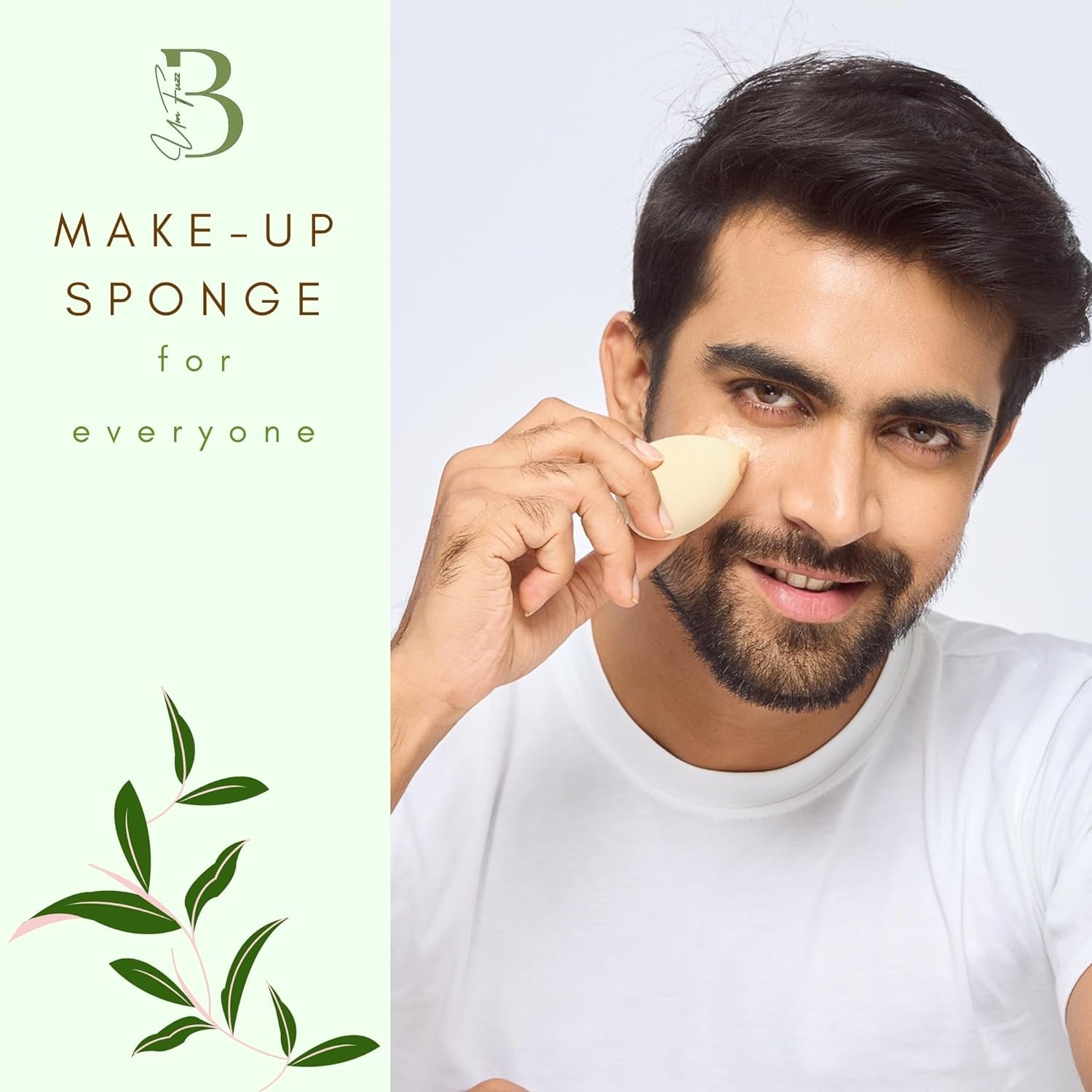 Green Tea Beauty Sponge - Plant-Based, Eco-Friendly, Cruelty-Free, Dye-Free & Latex-Free Blender, Biodegradable & Vegan Makeup Sponge, Makeup Blender, Perfect for Liquid & Powder (3 count) - Image 5