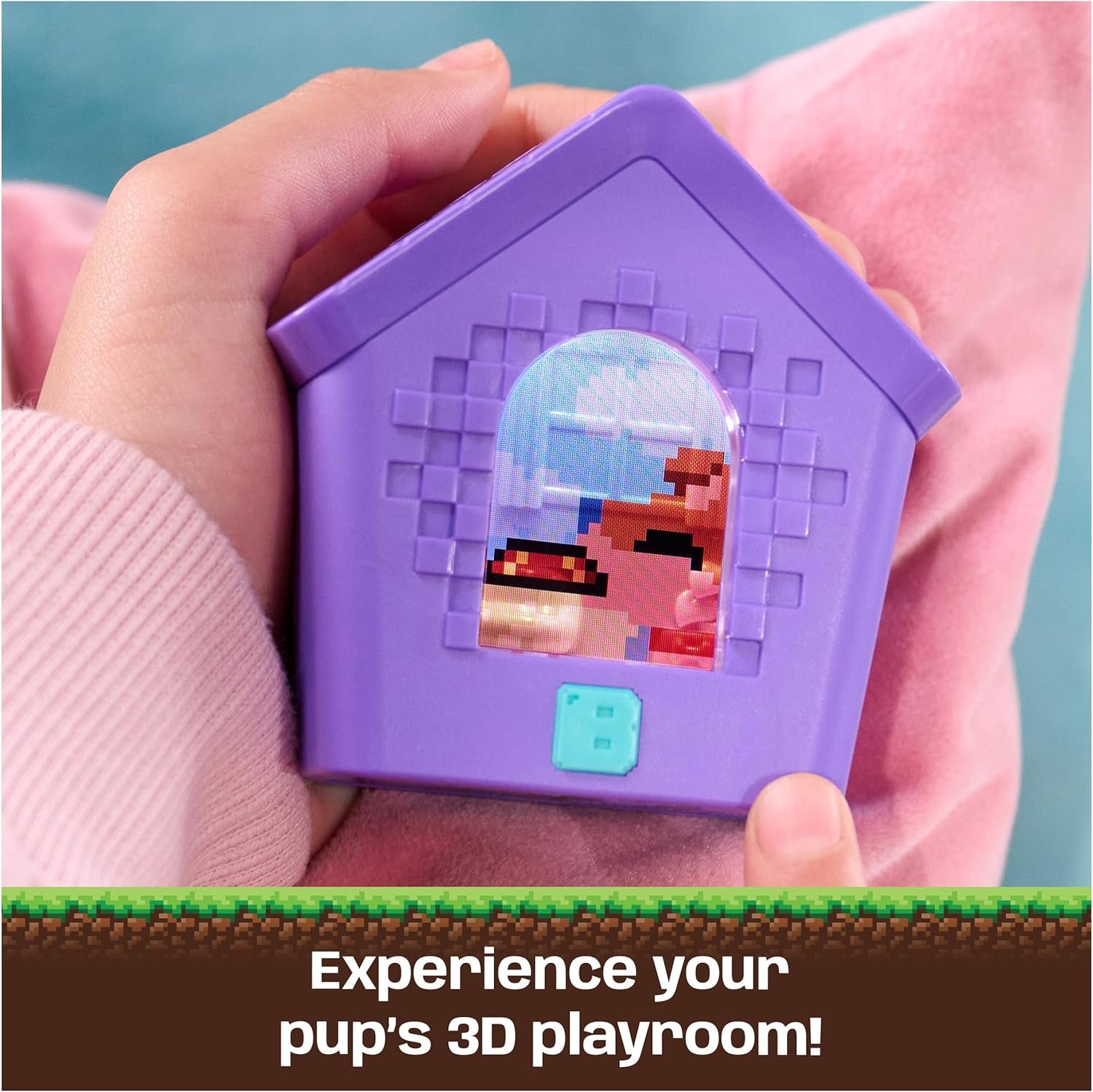 BITZEE, Doghouse Interactive Toy with 15 Puppies Inside, 3D Playroom, Great for Easter Gifts, Digital Pet Reacts to Touch - Image 3