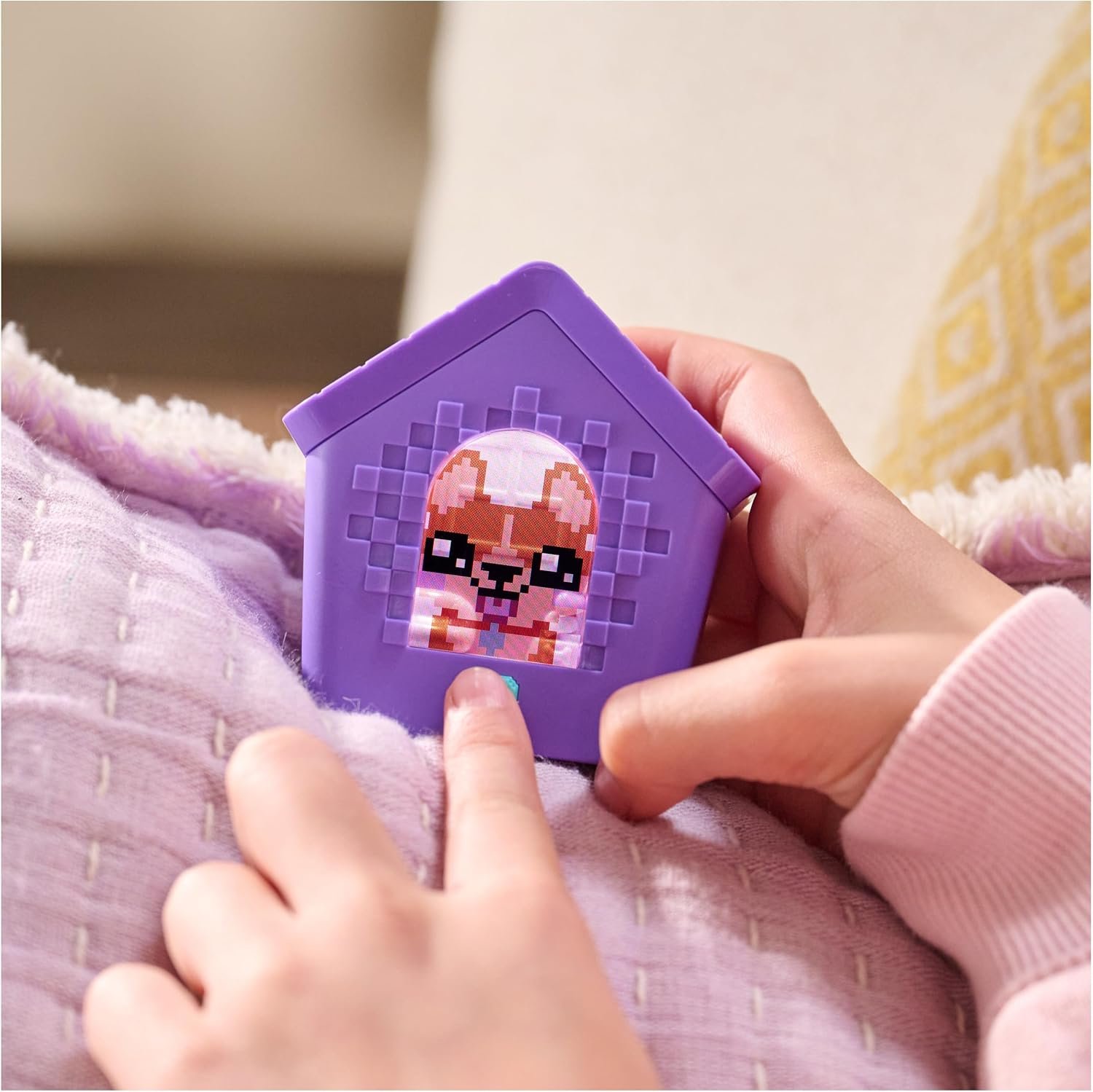 BITZEE, Doghouse Interactive Toy with 15 Puppies Inside, 3D Playroom, Great for Easter Gifts, Digital Pet Reacts to Touch - Image 7