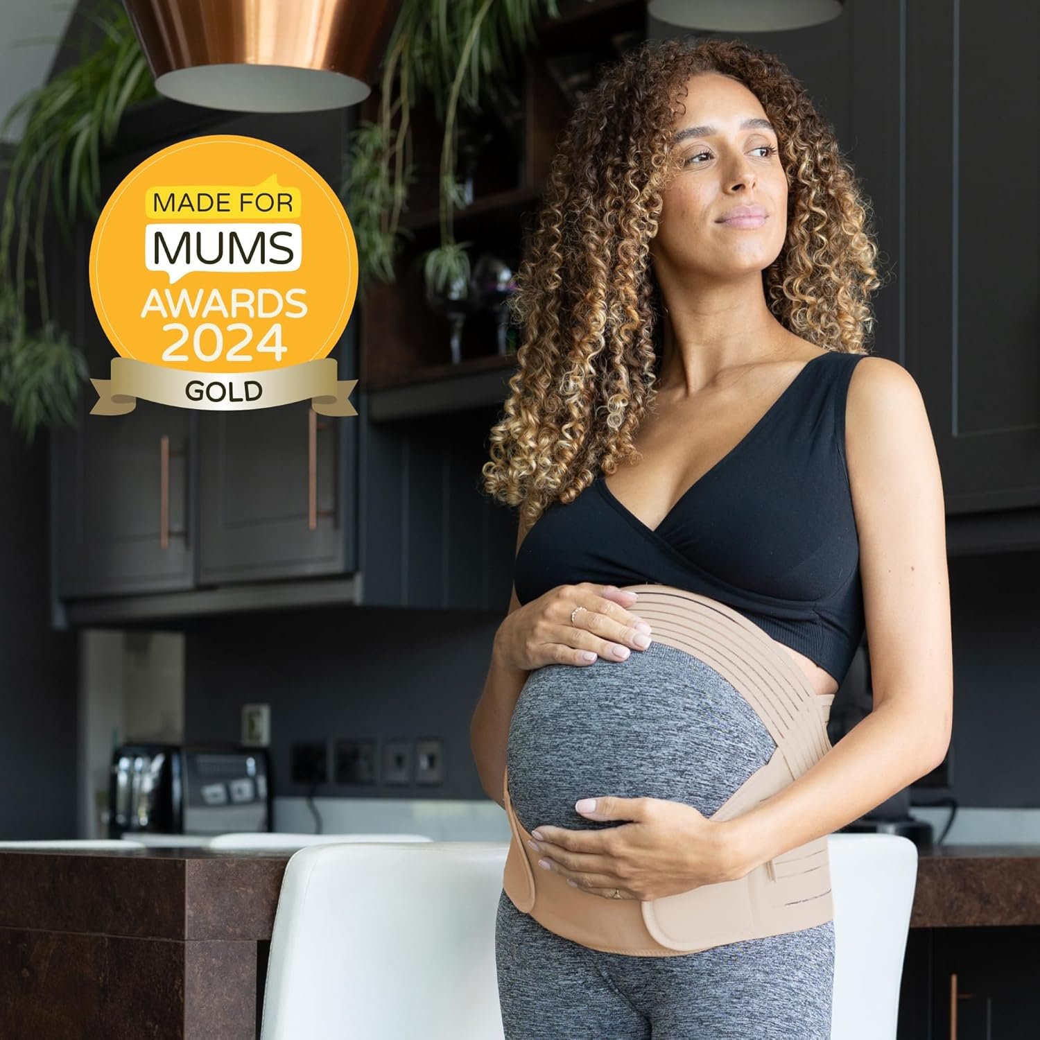 BABYGO® Pregnancy Support Belt – Maternity Belly Band for Back, Pelvic & Hip Pain Relief | Adjustable Bump Support - Image 3