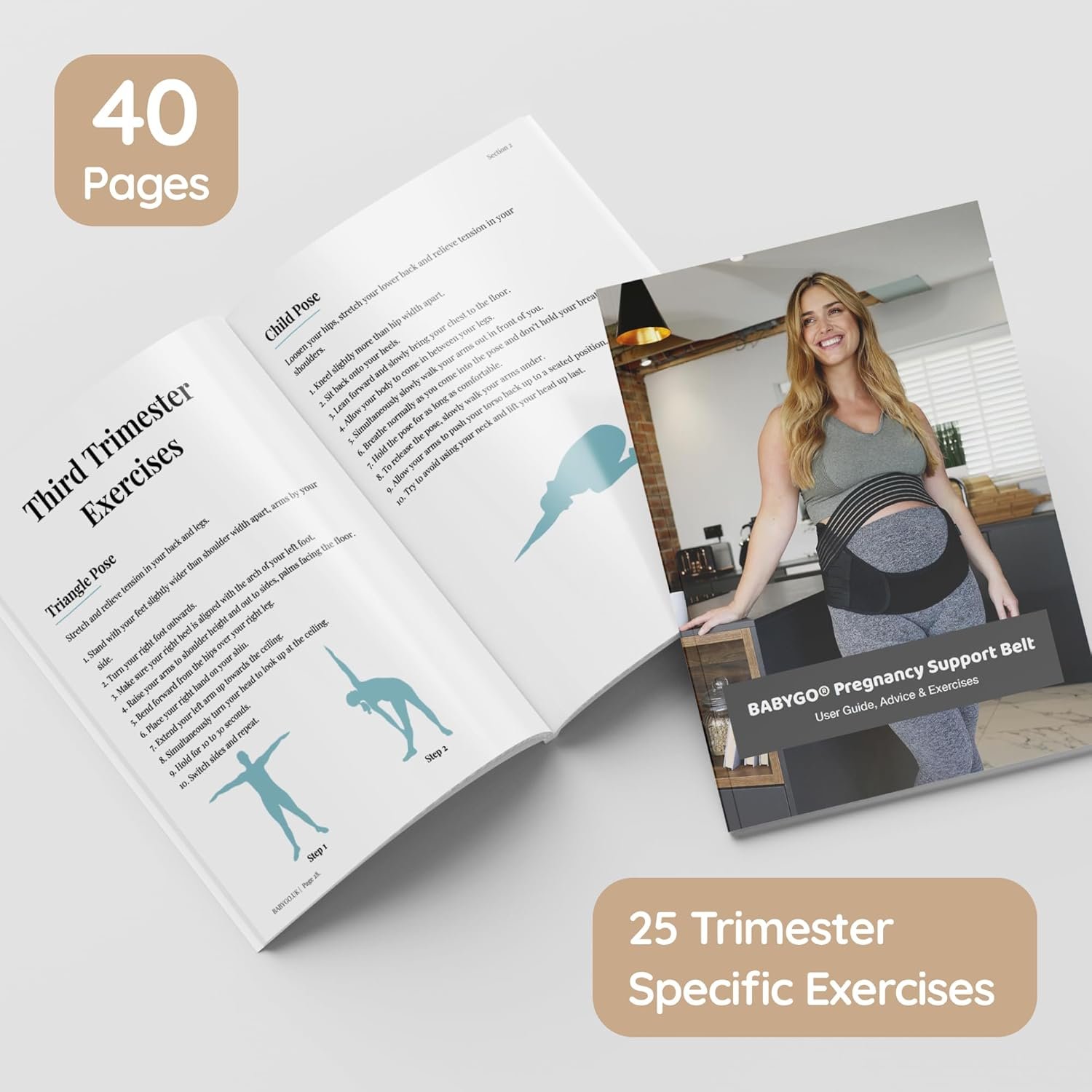 BABYGO® Pregnancy Support Belt – Maternity Belly Band for Back, Pelvic & Hip Pain Relief | Adjustable Bump Support - Image 4