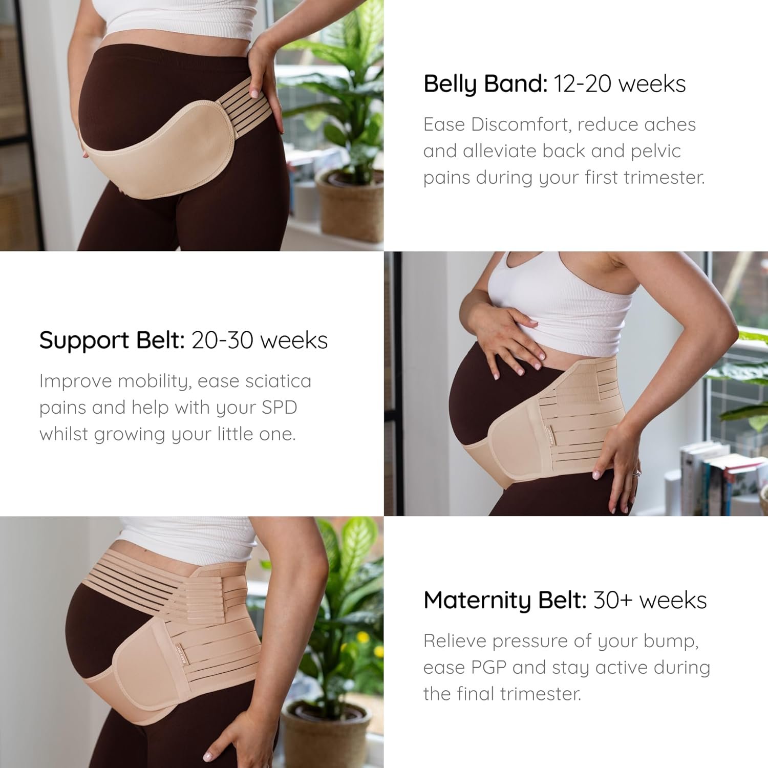 BABYGO® Pregnancy Support Belt – Maternity Belly Band for Back, Pelvic & Hip Pain Relief | Adjustable Bump Support - Image 5