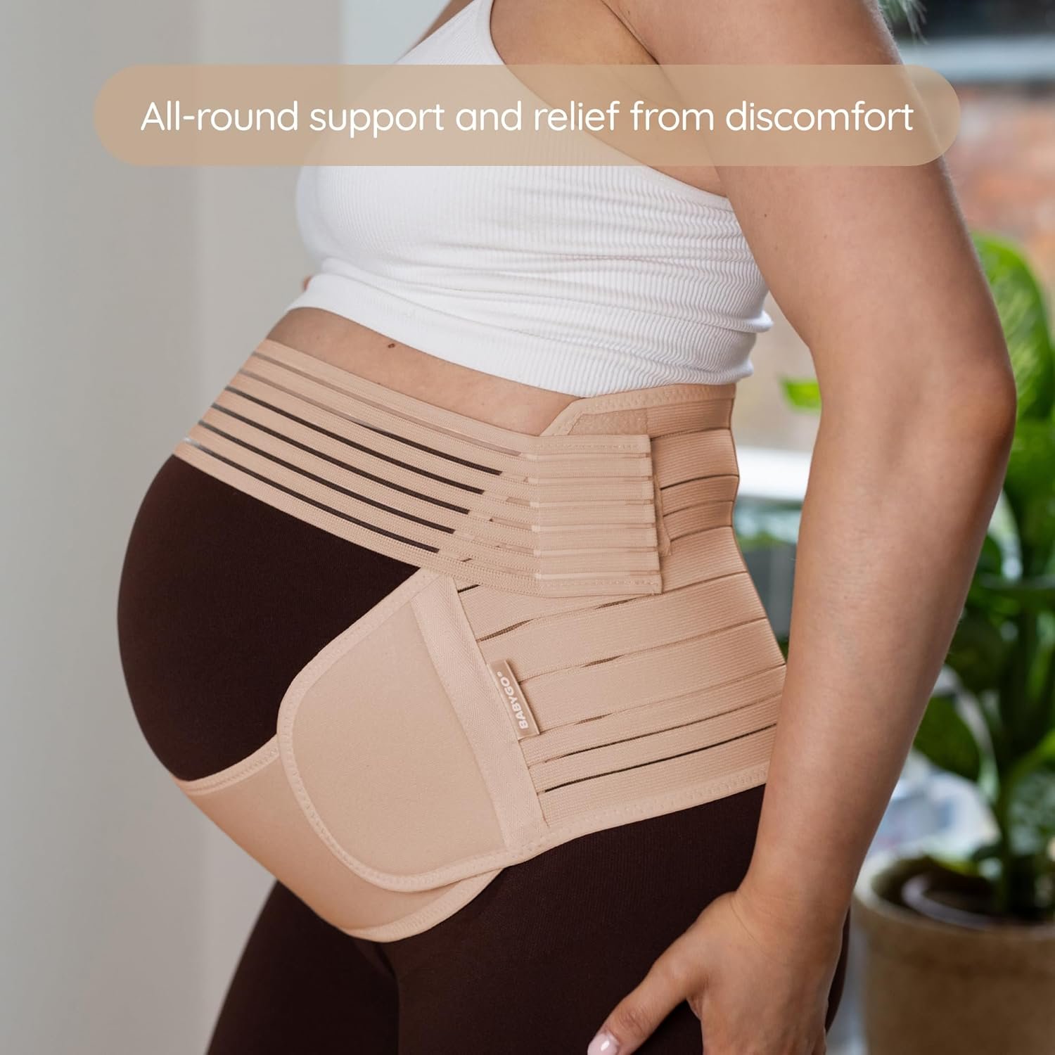 BABYGO® Pregnancy Support Belt – Maternity Belly Band for Back, Pelvic & Hip Pain Relief | Adjustable Bump Support - Image 8