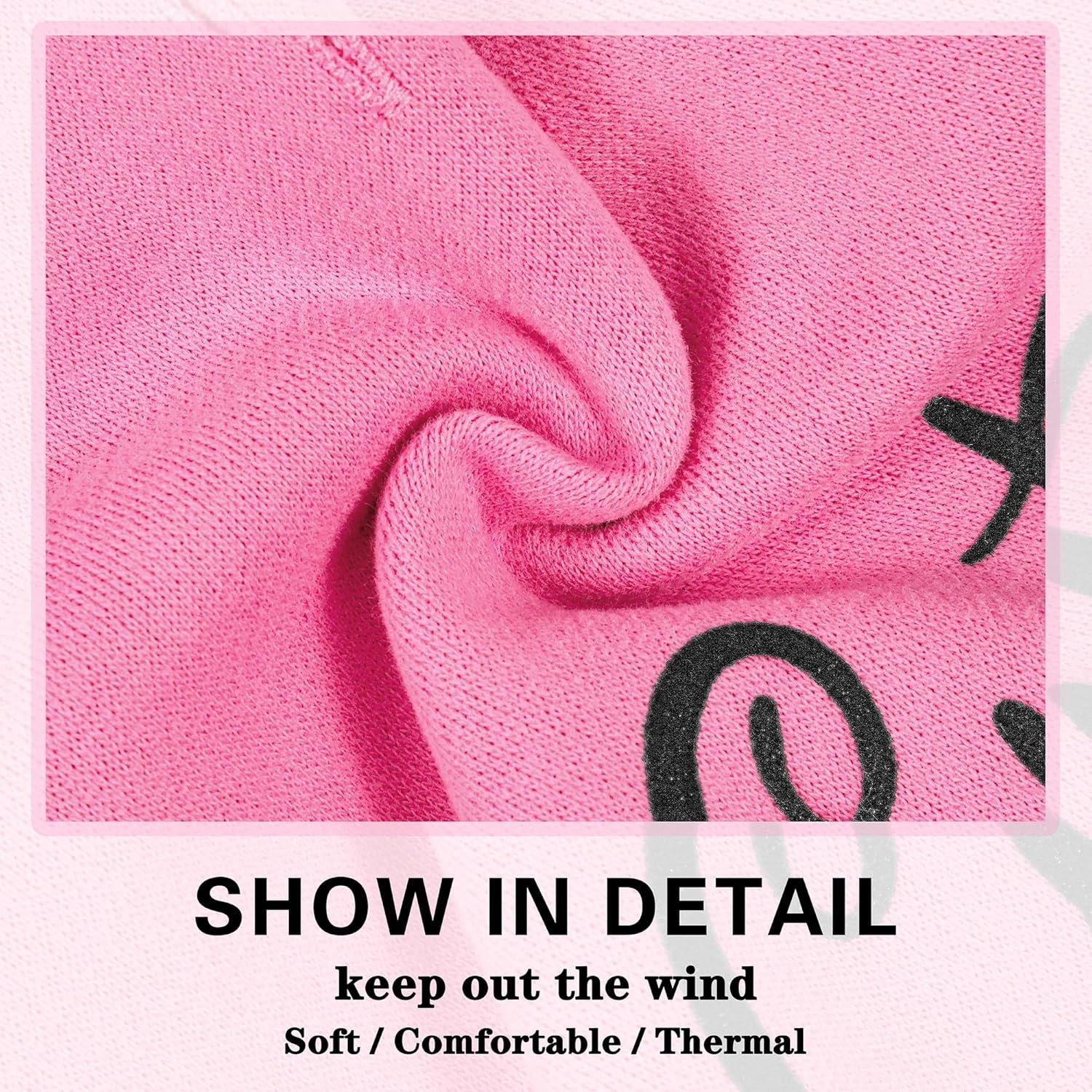 Cute but Psycho Dog Hoodie - Warm and Soft Dog Sweatshirt with Leash Hole, Fun Slogan Print, Cozy Winter Coat for Small Medium Dogs and Cats, Perfect for Cold Weather and Daily Walks.Pink S - Image 3