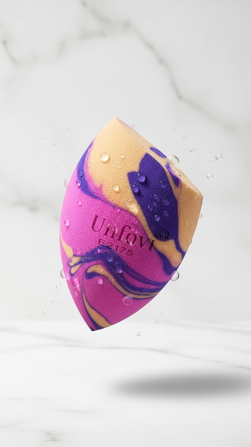 7Pcs Tri Color Makeup Sponge, Low Absorption Latex Free Soft Makeup Sponges For Foundation,Beauty Sponge Blender for Power&Cream,Liquid (Multicolor) - Image 14