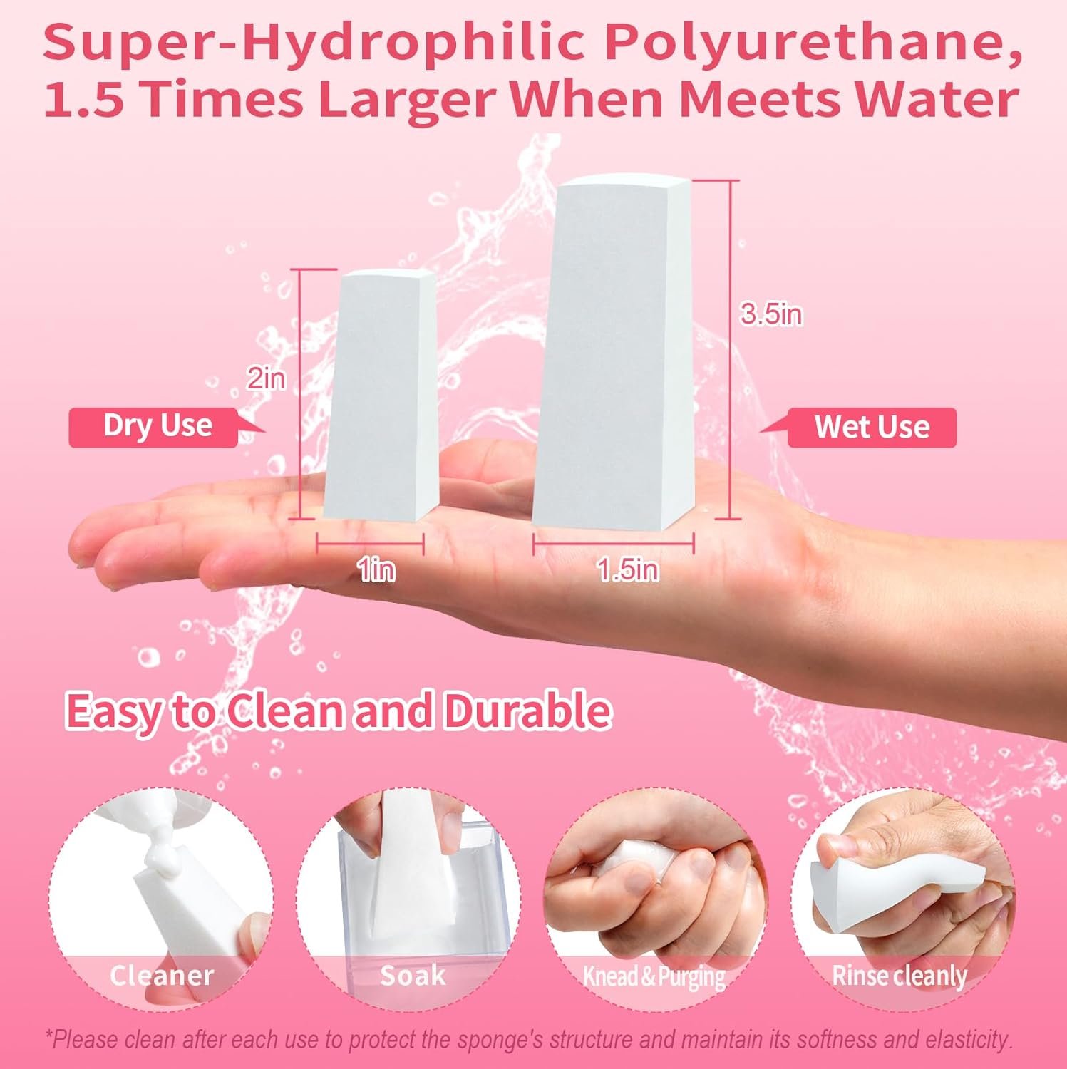 108 Pcs New Makeup Sponges Wedges for Face Foundation, Latex-Free Triangle Cosmetic Make Up Sponge for Flawless Application and Blending, Beauty Blender for All Skin Types with Two Pouches - Image 3