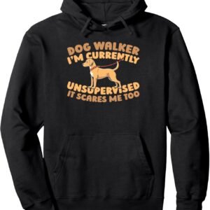 Exercise Walking Pet Care - Dog Walker Pullover Hoodie