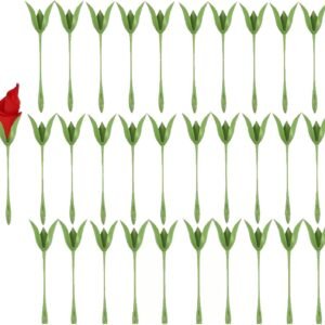 Rose Napkin Holders, Origami Flower Tools Handcraft Flower Napkin Set, Handmade Napkin Holder for Wedding, Picnics, Banquet, Hotel Party (30PCS)