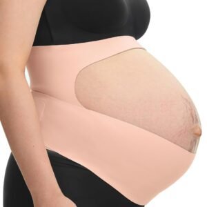 Momcozy Pregnancy Belly Band, CozySupport Ergonest Maternity Belly Band, Invisible Pregnancy Belt for Back, Abdomen, Waist