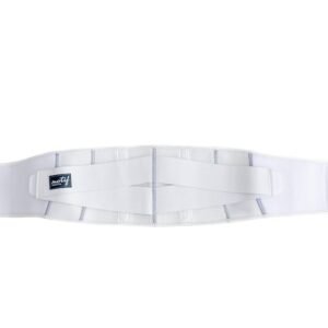 Motif Medical Pregnancy Support Band – Breathable, Adjustable Pregnancy Belly Support Band - Maternity Support Band Relieves Pressure on Abdomen, Lower Back, Hips & Pelvis (Small, White)