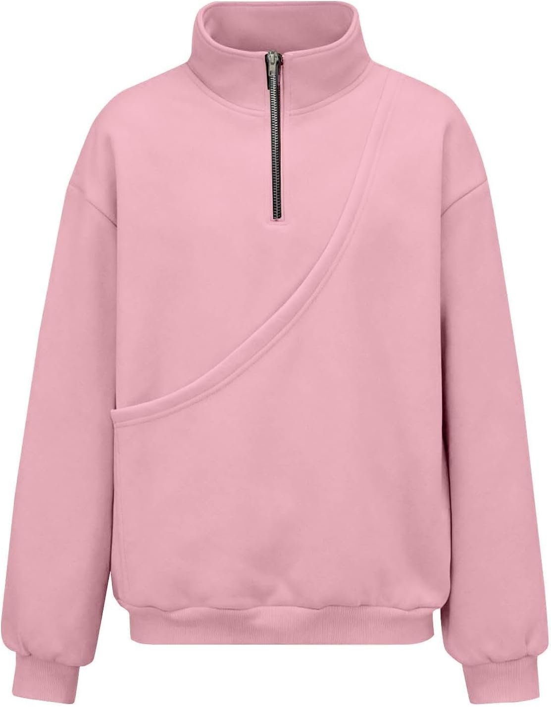 Women's Oversized Fleece Hoodie with Pet Pouch - Kangaroo Pocket Dog Cat Carrier Sweatshirt, Long Sleeve Pullover - Image 5