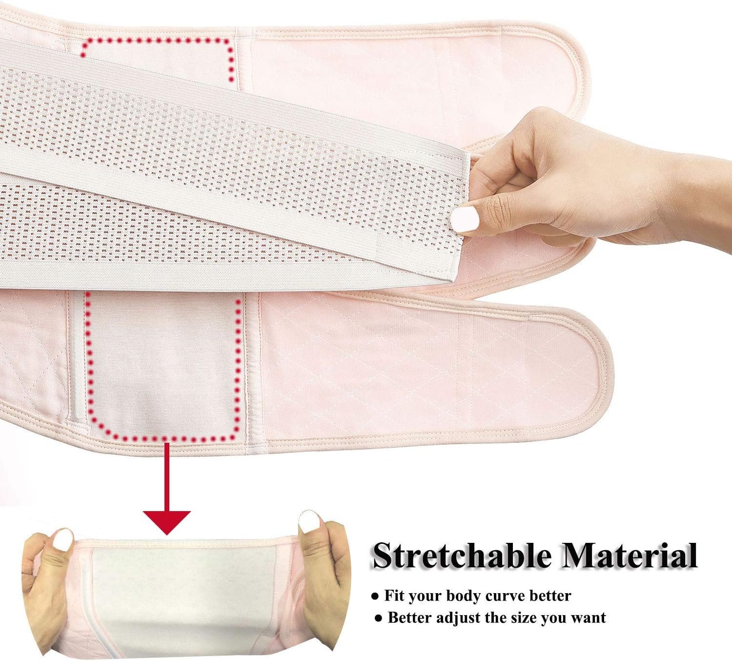 Postpartum Girdle C-Section Recovery Belt Back Support Belly Wrap Belly Band Shapewear - Image 4