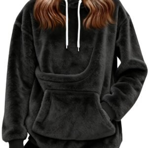 Pet Care Sweatshirt for Men Women Hoodie Kangaroo Pocket Cat Pouch Sweatshirts Dog Carrier Pullover Animal Holder Tops