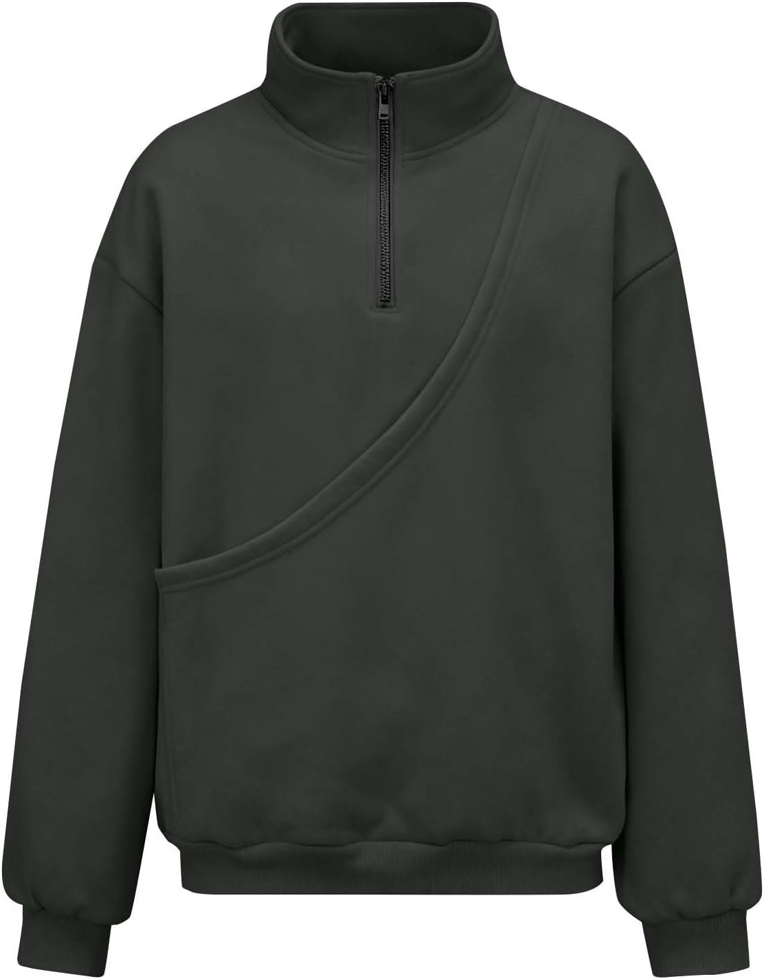 Pet Care High Neck Quarter Zip Jacket Men and Women Sports Leisure Sweatshirt Puppy Animal Carriers Pullover - Image 3