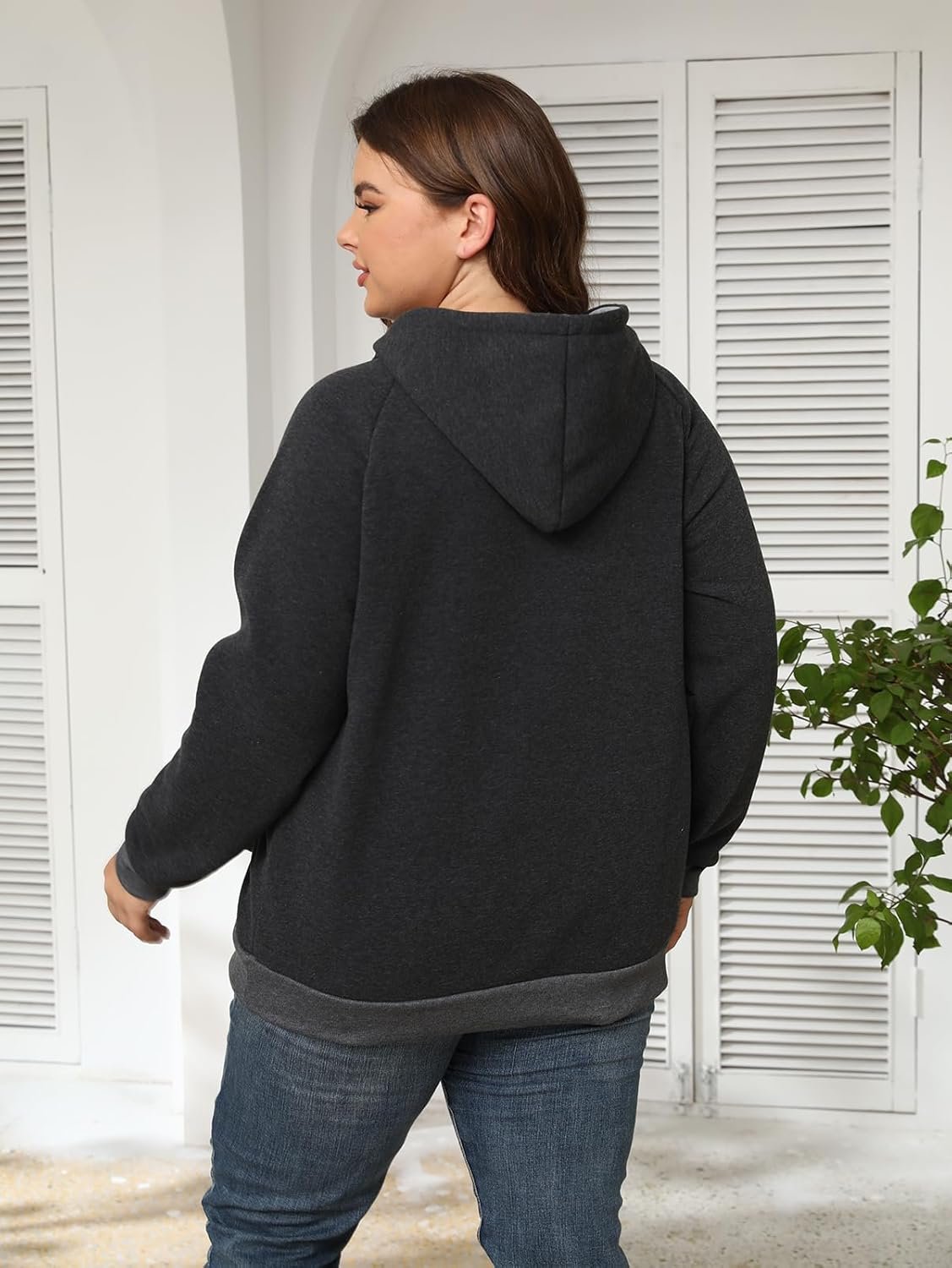 Unisex Cat Pouch Hoodie Long Sleeve Kitten Puppy Holder Hoodies Front Large Pouch Pet Carrier Sweatshirt - Image 4