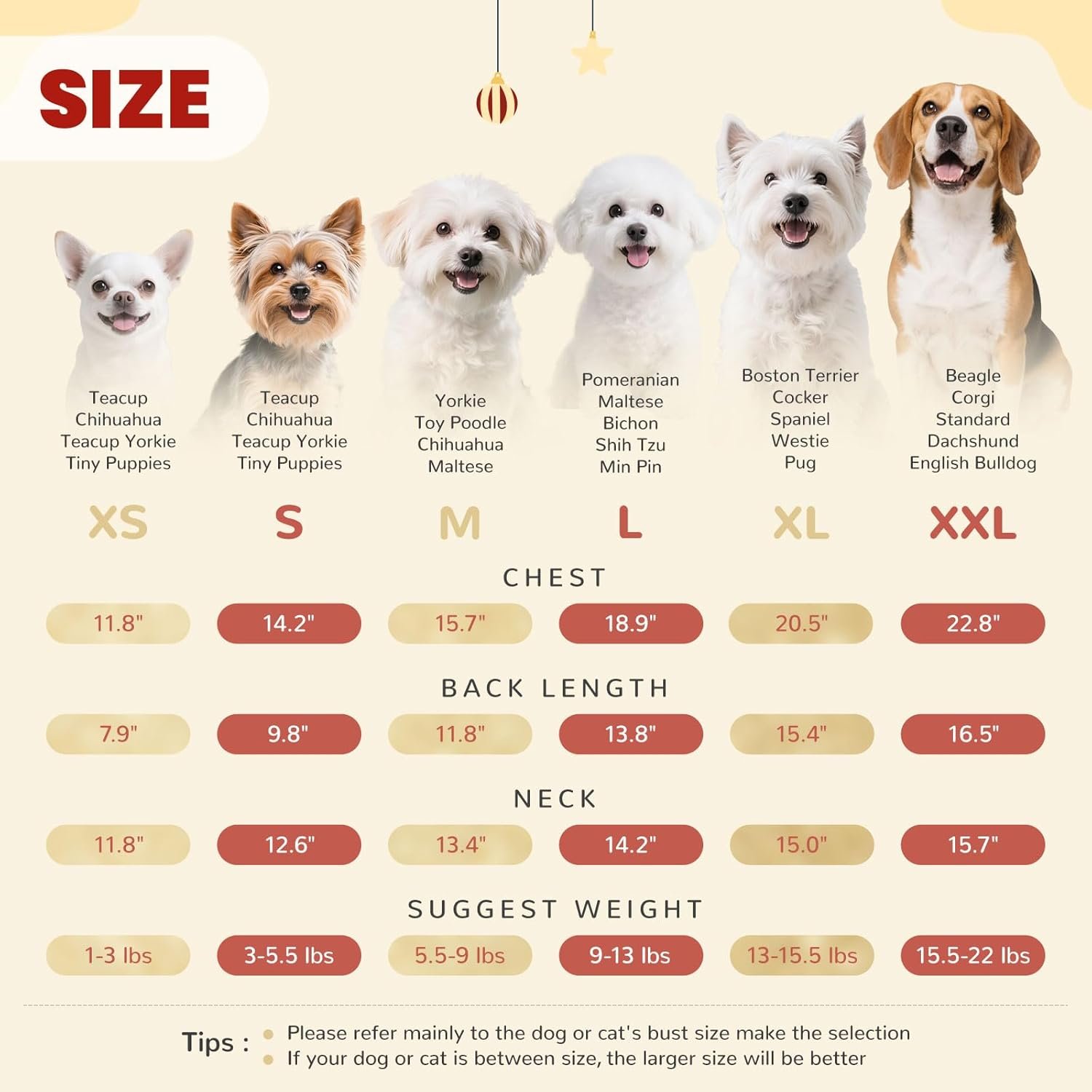 Christmas Dog Sweater with Hood Elk Costume Hoodie Soft Fleece Winter Warm Puppy Clothes for Small Dogs XS-XXL, Christmas Outfit for Cats & Dogs(Brown,Moose,Small) - Image 7