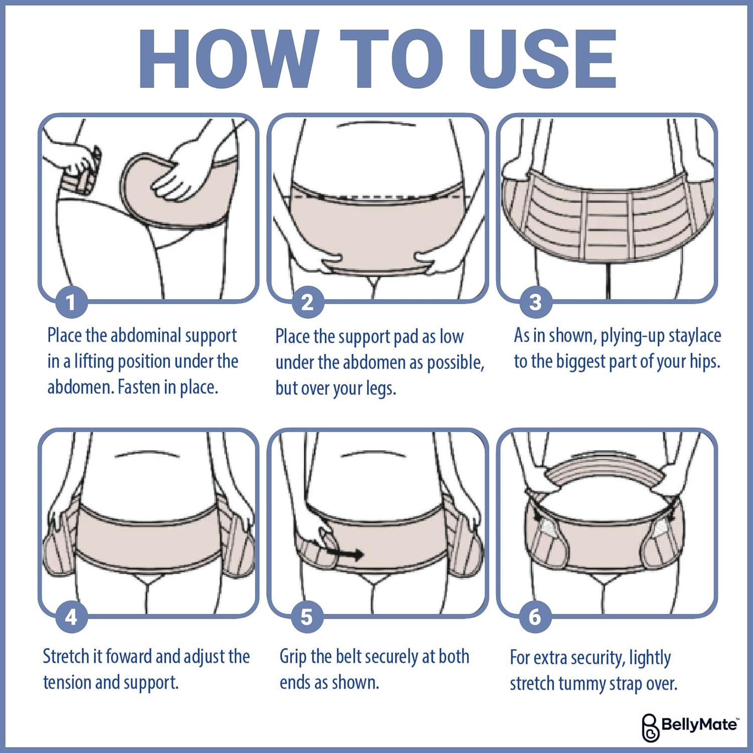 Maternity Support Belt- Adjustable Pregnancy Belly Band for Back & Belly Support (Large) - Image 4