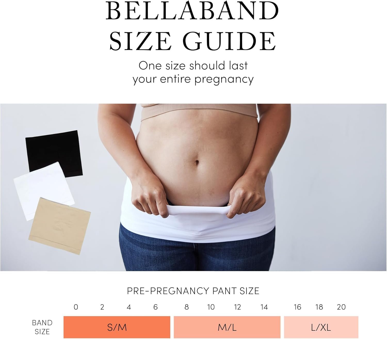 Ingrid & Isabel Bellaband - Seamless Maternity Belly Band for Women - Essential Pregnancy Postpartum Jeans & Pants Extender - Image 6